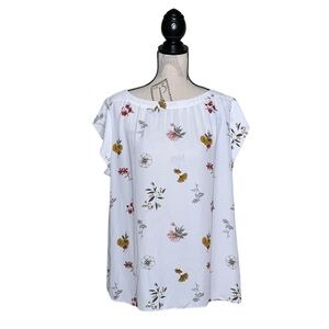 Reitmans 1X floral flowy summer top